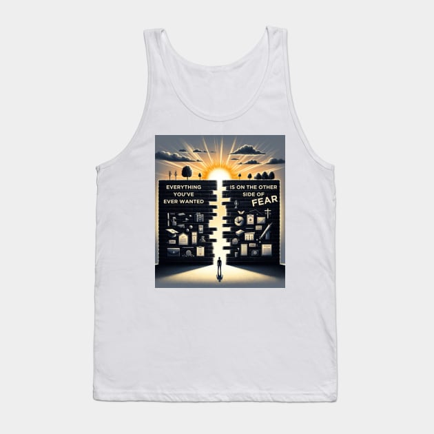 Conquer Fear: Gateway to Dreams Tank Top by vk09design